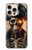 S4018 Crâne de pirate steampunk Etui Coque Housse pour iPhone 16 pro