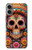 S3999 Peinture de crâne mexicain Etui Coque Housse pour iPhone 16 plus