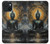 S3968 Bouddha noir Etui Coque Housse pour iPhone 15