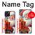 S4029 Coffret cadeau de Noël avec Père Noël souriant Etui Coque Housse pour iPhone 15