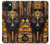 S3992 Anubis noir et or Etui Coque Housse pour iPhone 14