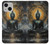 S3968 Bouddha noir Etui Coque Housse pour iPhone 13 mini