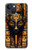 S3992 Anubis noir et or Etui Coque Housse pour iPhone 13 mini