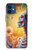 S3976 Squelette coloré Etui Coque Housse pour iPhone 12 mini