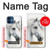 S4025 Peinture de cheval blanc Etui Coque Housse pour iPhone 12 mini