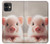 S3979 Bébé cochon mignon Etui Coque Housse pour iPhone 11