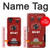 S4011 Graphique de guitare analogique rouge avec delay Etui Coque Housse pour iPhone 5 5S SE