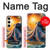 S4003 Peinture à l'huile géante Pieuvre Etui Coque Housse pour Samsung Galaxy S24
