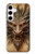 S3981 Vieille carte avec tête de dragon Etui Coque Housse pour Samsung Galaxy S24 Plus