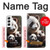 S4008 Famille de pandas Etui Coque Housse pour Samsung Galaxy S22