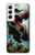 S4021 Dinosaure T-rex Jurassique Etui Coque Housse pour Samsung Galaxy S22