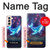 S3982 Nébuleuse colorée de baleine de rêve Etui Coque Housse pour Samsung Galaxy S21 5G