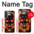 S3986 Crâne de feu Etui Coque Housse pour Samsung Galaxy S21 Plus 5G, Galaxy S21+ 5G
