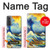 S4005 Peinture à l'huile Grandes vagues Etui Coque Housse pour Samsung Galaxy S21 Plus 5G, Galaxy S21+ 5G