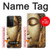 S4022 Visage de Bouddha vintage style doré Etui Coque Housse pour Samsung Galaxy S21 Ultra 5G