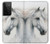 S4025 Peinture de cheval blanc Etui Coque Housse pour Samsung Galaxy S21 Ultra 5G S4025 Peinture de cheval blanc Etui Coque Housse pour Samsung Galaxy S21 Ultra 5G