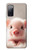 S3979 Bébé cochon mignon Etui Coque Housse pour Samsung Galaxy S20 FE
