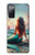 S4006 Peinture à l'huile Sirène Etui Coque Housse pour Samsung Galaxy S20 FE S4006 Peinture à l'huile Sirène Etui Coque Housse pour Samsung Galaxy S20 FE