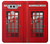 S0058 British Red Telephone Box Etui Coque Housse pour LG V20