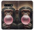 S3973 Chimpanzé soufflant du chewing-gum rose Etui Coque Housse pour Samsung Galaxy S10