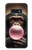 S3973 Chimpanzé soufflant du chewing-gum rose Etui Coque Housse pour Samsung Galaxy S10e