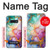 S4001 Lilas abstrait multicolore, émeraude Etui Coque Housse pour Samsung Galaxy S10e