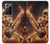 S3984 Squelette de feu jouant de la guitare Etui Coque Housse pour Samsung Galaxy Note 20 Ultra, Ultra 5G