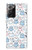 S4013 Motif fantôme mignon et harmonieux Etui Coque Housse pour Samsung Galaxy Note 20 Ultra, Ultra 5G