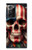 S4015 Drapeau américain de crâne Etui Coque Housse pour Samsung Galaxy Note 20 Ultra, Ultra 5G