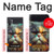 S3971 Chat peint en couleur Etui Coque Housse pour Samsung Galaxy Note 10 Plus