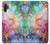 S4001 Lilas abstrait multicolore, émeraude Etui Coque Housse pour Samsung Galaxy Note 10 Plus