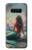 S4006 Peinture à l'huile Sirène Etui Coque Housse pour Note 8 Samsung Galaxy Note8