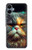 S3971 Chat peint en couleur Etui Coque Housse pour Samsung Galaxy A06