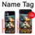 S3971 Chat peint en couleur Etui Coque Housse pour Samsung Galaxy A06