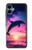S3980 Dauphin, coucher de soleil, Voie lactée Etui Coque Housse pour Samsung Galaxy A06