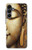 S4022 Visage de Bouddha vintage style doré Etui Coque Housse pour Samsung Galaxy A16 5G