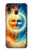 S3966 Soleil artistique et lune Etui Coque Housse pour Samsung Galaxy A20, Galaxy A30