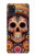 S3999 Peinture de crâne mexicain Etui Coque Housse pour Samsung Galaxy A21s