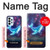 S3982 Nébuleuse colorée de baleine de rêve Etui Coque Housse pour Samsung Galaxy A23