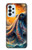 S4003 Peinture à l'huile géante Pieuvre Etui Coque Housse pour Samsung Galaxy A23