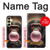 S3973 Chimpanzé soufflant du chewing-gum rose Etui Coque Housse pour Samsung Galaxy A25 5G