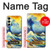 S4005 Peinture à l'huile Grandes vagues Etui Coque Housse pour Samsung Galaxy A25 5G