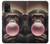 S3973 Chimpanzé soufflant du chewing-gum rose Etui Coque Housse pour Samsung Galaxy A32 5G