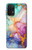 S4001 Lilas abstrait multicolore, émeraude Etui Coque Housse pour Samsung Galaxy A32 5G