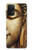 S4022 Visage de Bouddha vintage style doré Etui Coque Housse pour Samsung Galaxy A32 5G