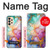 S4001 Lilas abstrait multicolore, émeraude Etui Coque Housse pour Samsung Galaxy A33 5G