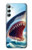 S4004 Peinture à l'huile Requin géant Etui Coque Housse pour Samsung Galaxy A34 5G