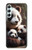 S4008 Famille de pandas Etui Coque Housse pour Samsung Galaxy A34 5G