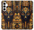 S3992 Anubis noir et or Etui Coque Housse pour Samsung Galaxy A35 5G