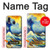 S4005 Peinture à l'huile Grandes vagues Etui Coque Housse pour Samsung Galaxy A40 S4005 Peinture à l'huile Grandes vagues Etui Coque Housse pour Samsung Galaxy A40